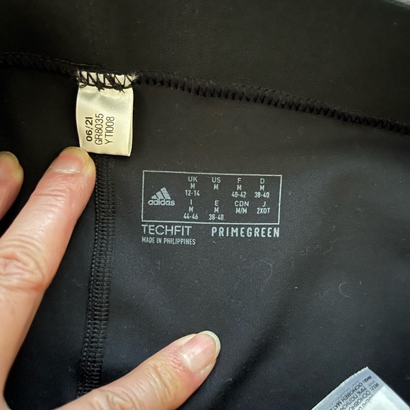 Adidas Techfit Primegreen Black Leggings - Picture 6 of 15